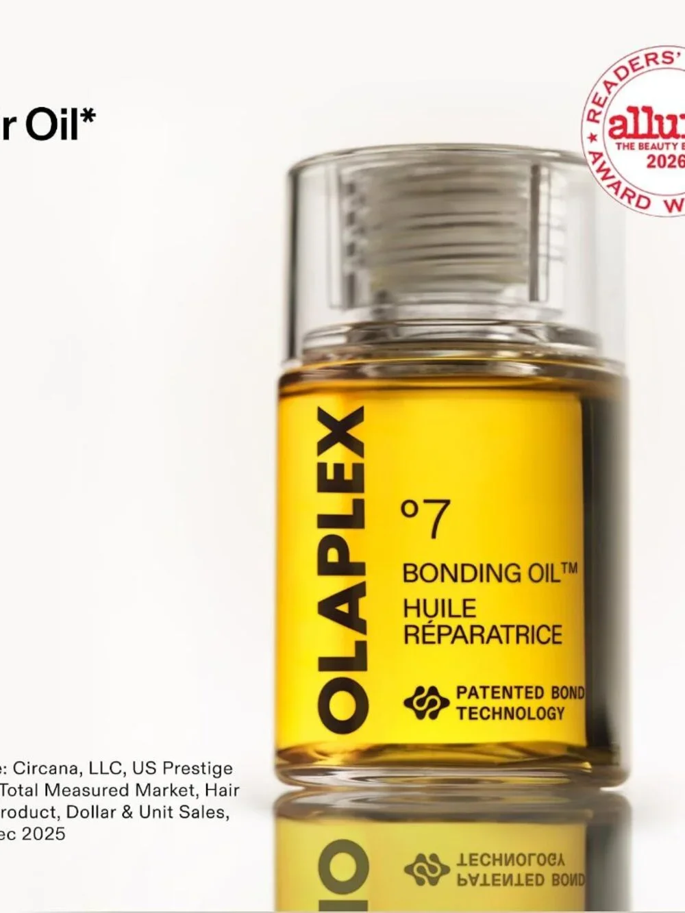 Olaplex °7 Bonding Hair Oil | High Shine, 450°F Heat Protectant